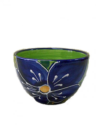 GREEN-BLUE BOWL 13 CM