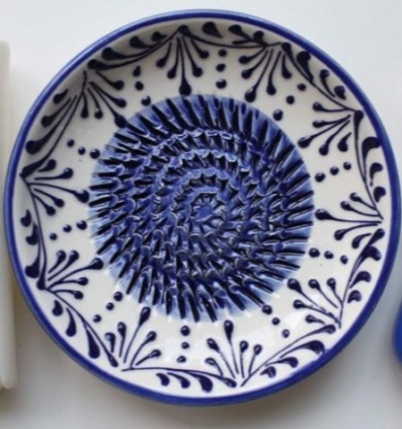 CERAMIC GRATER BLUE