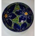 ENSALADERA DE CERÁMICA ARTESANAL FLORES AZUL/VERDE