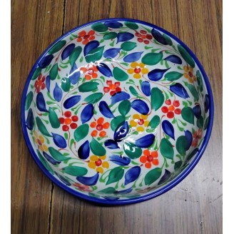 ENSALADERA DE CERÁMICA ARTESANAL MULTICOLOR