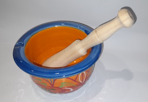 MORTERO DE CERÁMICA MAR NARANJA