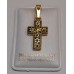 CRUZ DAMASQUINADA ORO RENACIMIENTO 2,5 CM