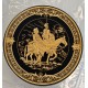 PLATO DAMASQUINADO QUIJOTE 14 CM