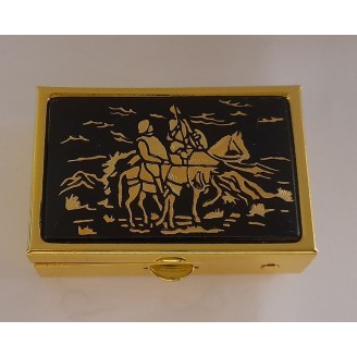 CAJA DAMASQUINADA QUIJOTE