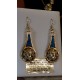 BLUE GOLD EARRINGS