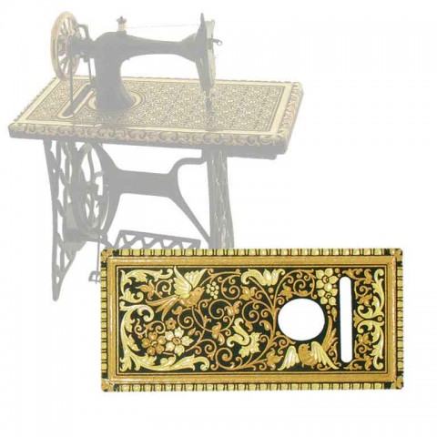 MÁQUINA DE COSER DAMASQUINADA MÁQUINA DE COSER DAMASQUINADA