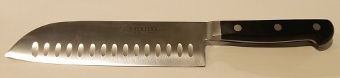 SANTOKU ALVEOLADO FORJADO